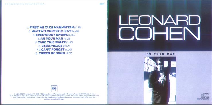 Leonard Cohen - Im Your Man - Im Your Man - Front.jpg